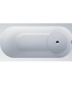 Libra 1700 Drop In Bath with Chrome Overflow Waste