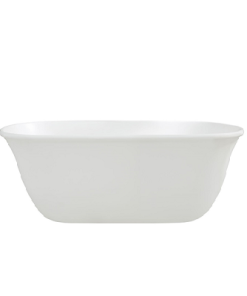 Turner Hastings Blanche 162 x 74 TitanCast Bath - Satin Silk White