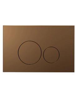 Tondo Push Panel in Matt Bronze