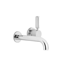 Icon + Lever Knurled Wall Set with 250mm Spout