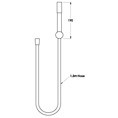 City Plus Handshower in Chrome - Image 2