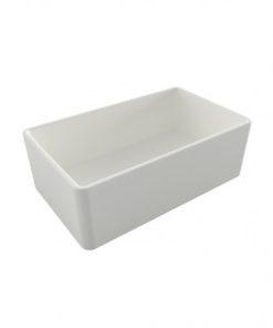 Turner Hastings Novi 75 x 46 Fine Fireclay Matte White Butler Sink