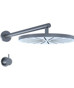 Vola One Handle Build in Mixer with Wall-Mounted Head Shower