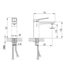 Alternative view of Stratos Basin Mixer