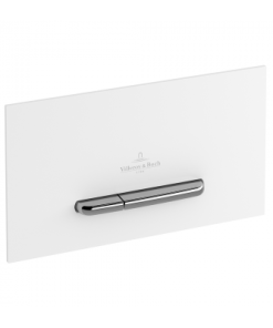 Viconnect 300 Flush Plate White with Chrome Buttons
