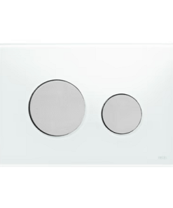 TECEloop Glass Flush Button White