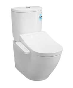 Basic+ Back to Wall Close Coupled Toilet with S2 Washlet