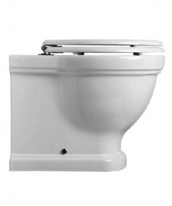 Claremont Floor Mounted Pan With Soft Close Seat