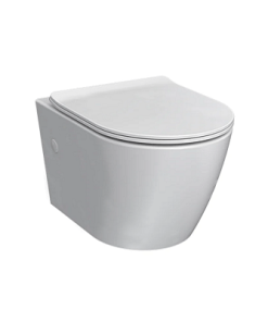 Ellisse II Wall Hung Pan Rimless (including Soft Close Seat)