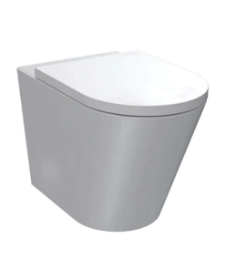 Linfa Wall Faced Pan Rimless (including Soft Close Seat)