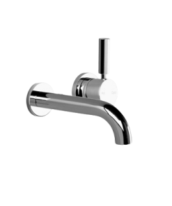 Icon + Lever Wall Mixer Set with 200mm Spout
