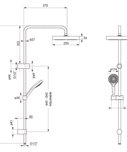 Alternative view of Embrace 250 Shower System