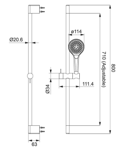 Alternative view of Embrace Rail Set