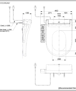 Alternative view of Washlet S2
