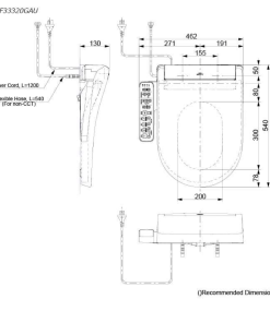 Alternative view of Basic+ S2 WASHLET (D-Shape)