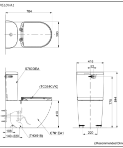 Alternative view of Basic+ S7 WASHLET (D-Shape)