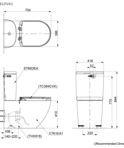 Alternative view of DaraBTW Suite + WASHLET S5