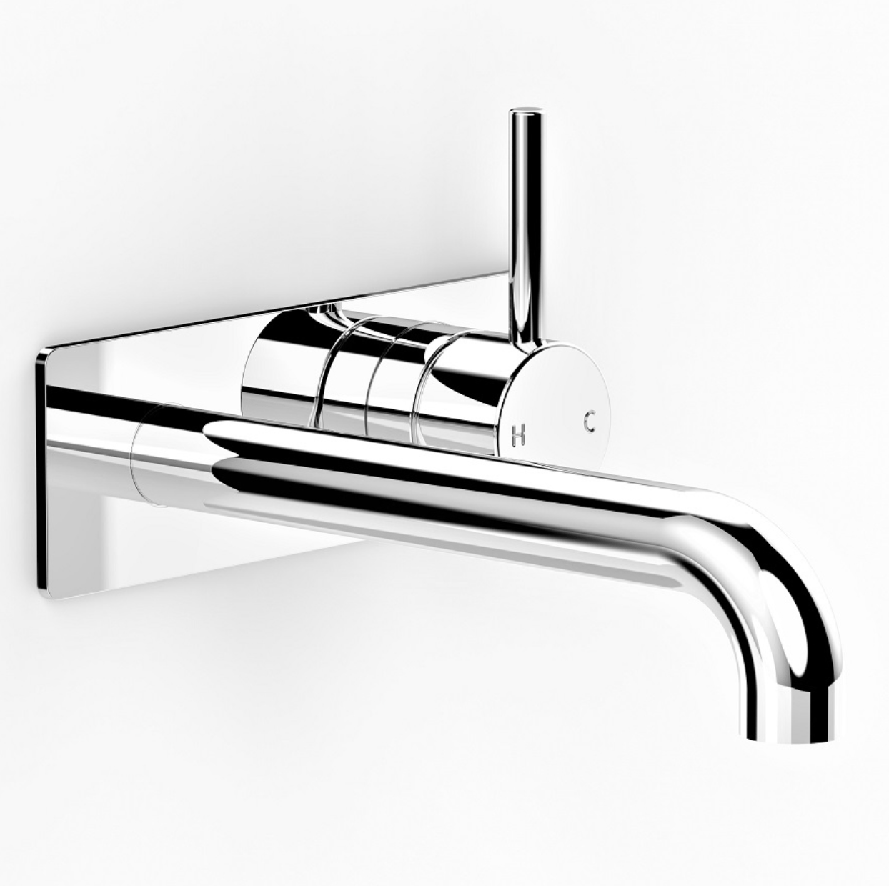 M Back Plate Basin Mixer