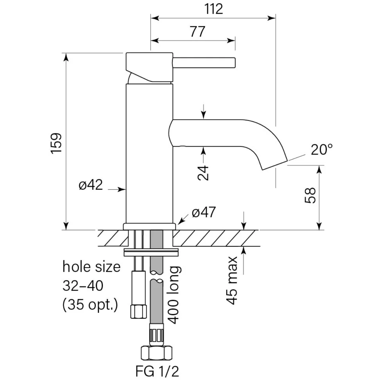 Pegasi M Basin Mixer - Image 2