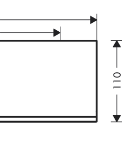 Alternative view of AX Universal Rectangular Shelf 300mm
