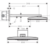AX Showersolutions OHS 460/300 3jet with shower arm and square escutcheon - Image 2