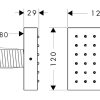 AX Showersolutions Shower module 120/120 for concealed installation square - Image 2