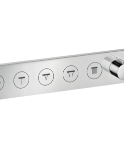 AX Showersolutions Thermostatic module Select 670/90 for concealed installation for 5 functions