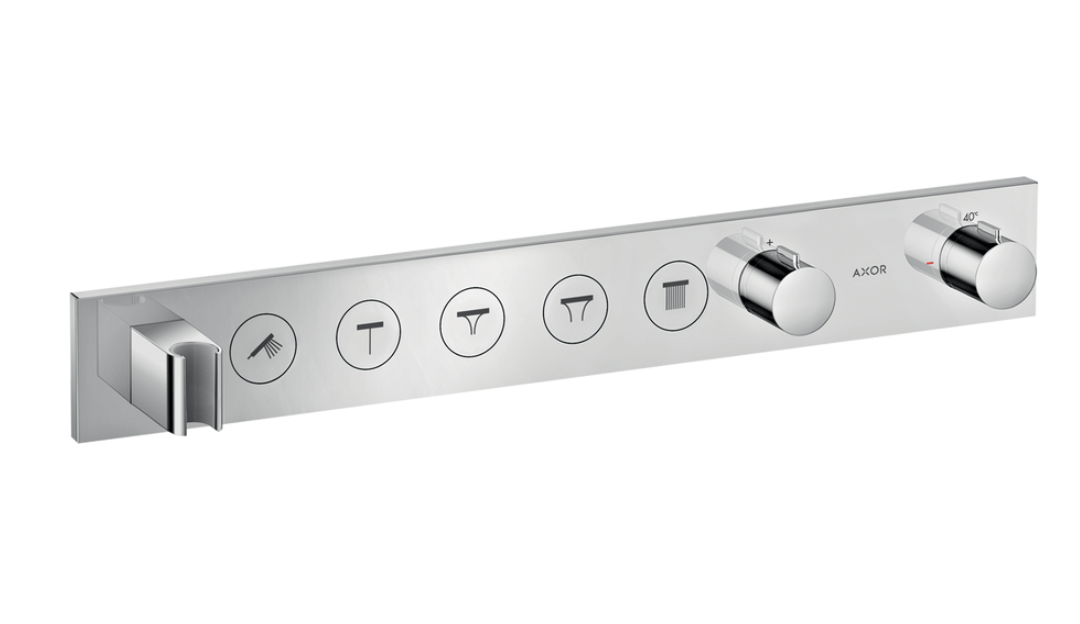AX Showersolutions Thermostatic module Select 670/90 for concealed installation for 5 functions