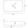 Meek Doric Rectangular Basin in Mid-Grey Concrete - Image 2